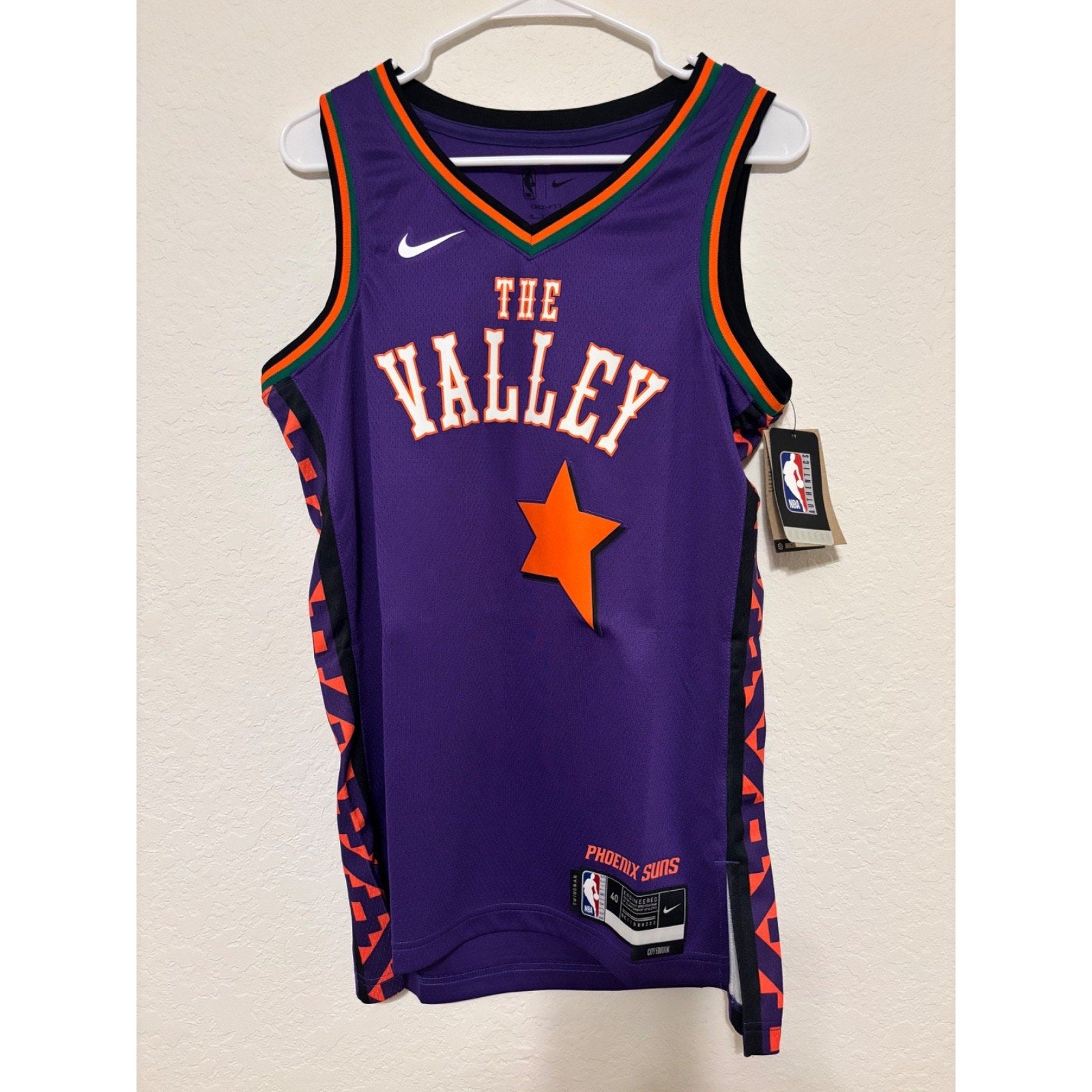 Nike Phoenix Suns Devin Booker "The Valley"City Edition Jersey Men’s Size S,M,XL
