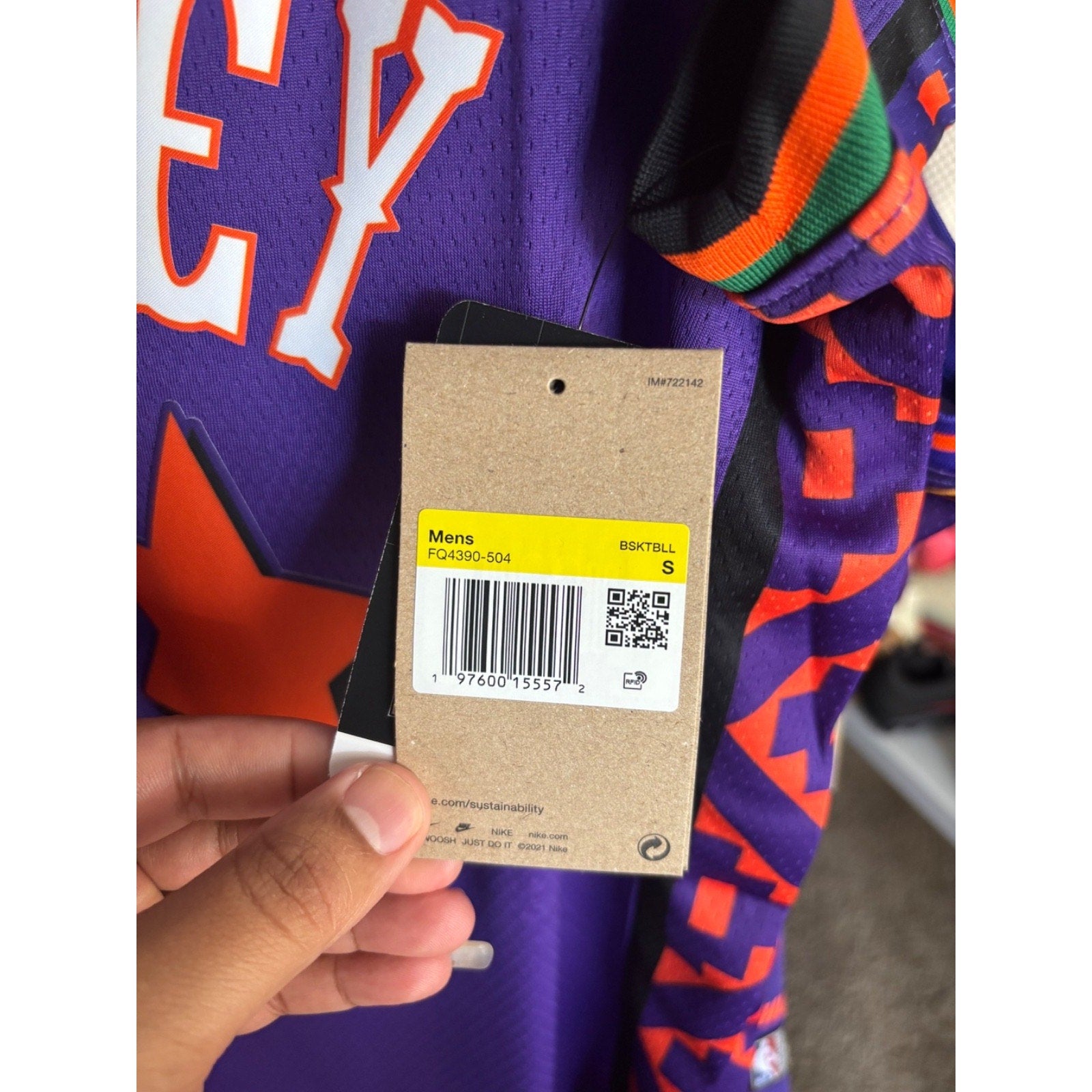 Nike Phoenix Suns Devin Booker "The Valley"City Edition Jersey Men’s Size S,M,XL