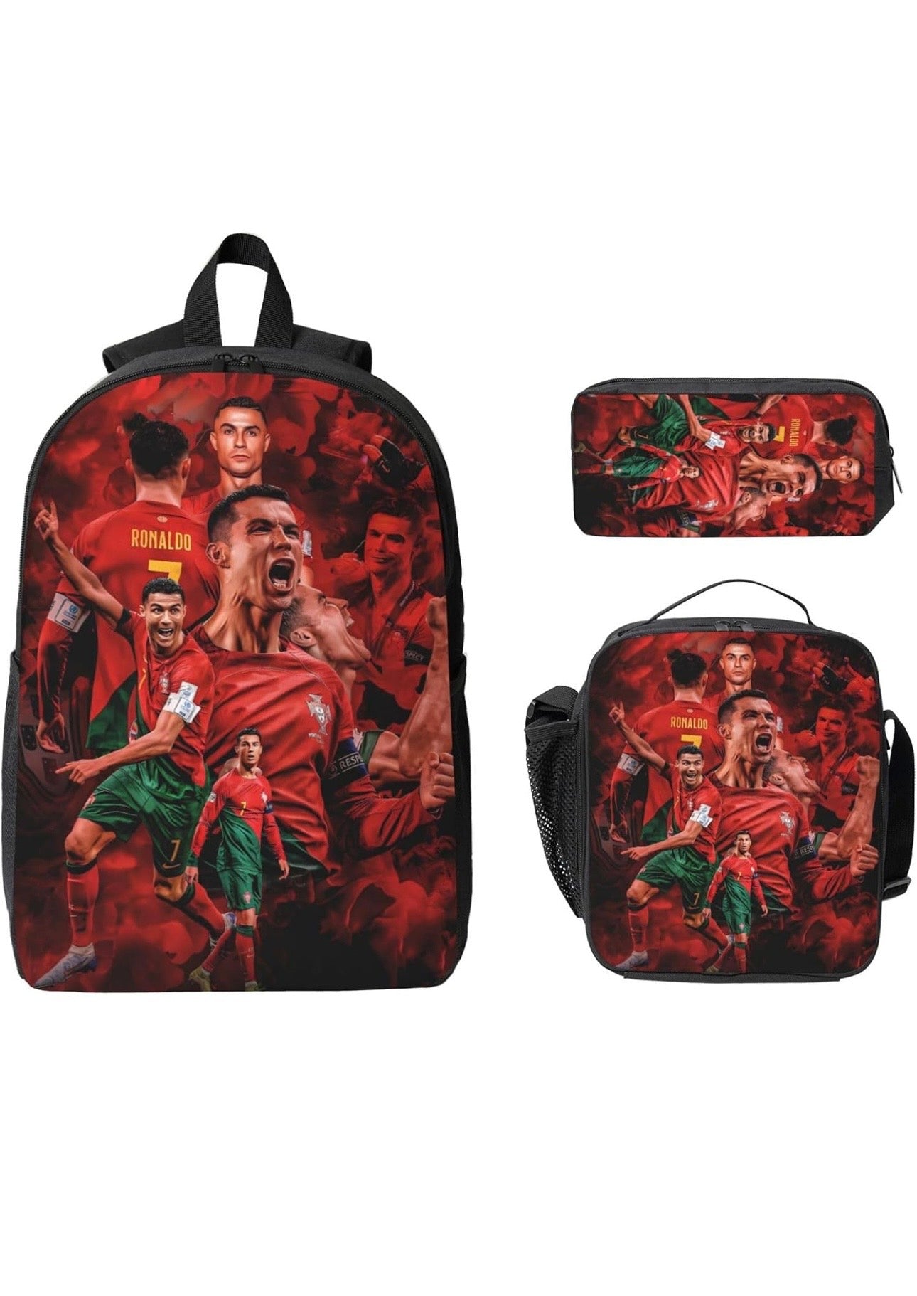 Set de Mochilas Personalizadas temática Fútbol