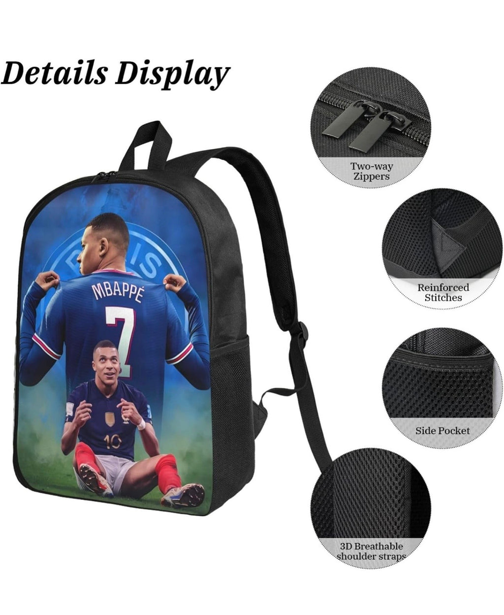Set de Mochilas Personalizadas Temática Fútbol