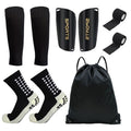 Kit de Fútbol Profesional 5 en 1 – Máxima Protección y Rendimiento.Negro