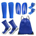 Kit de Fútbol Profesional 5 en 1 – Máxima Protección y Rendimiento Azul
