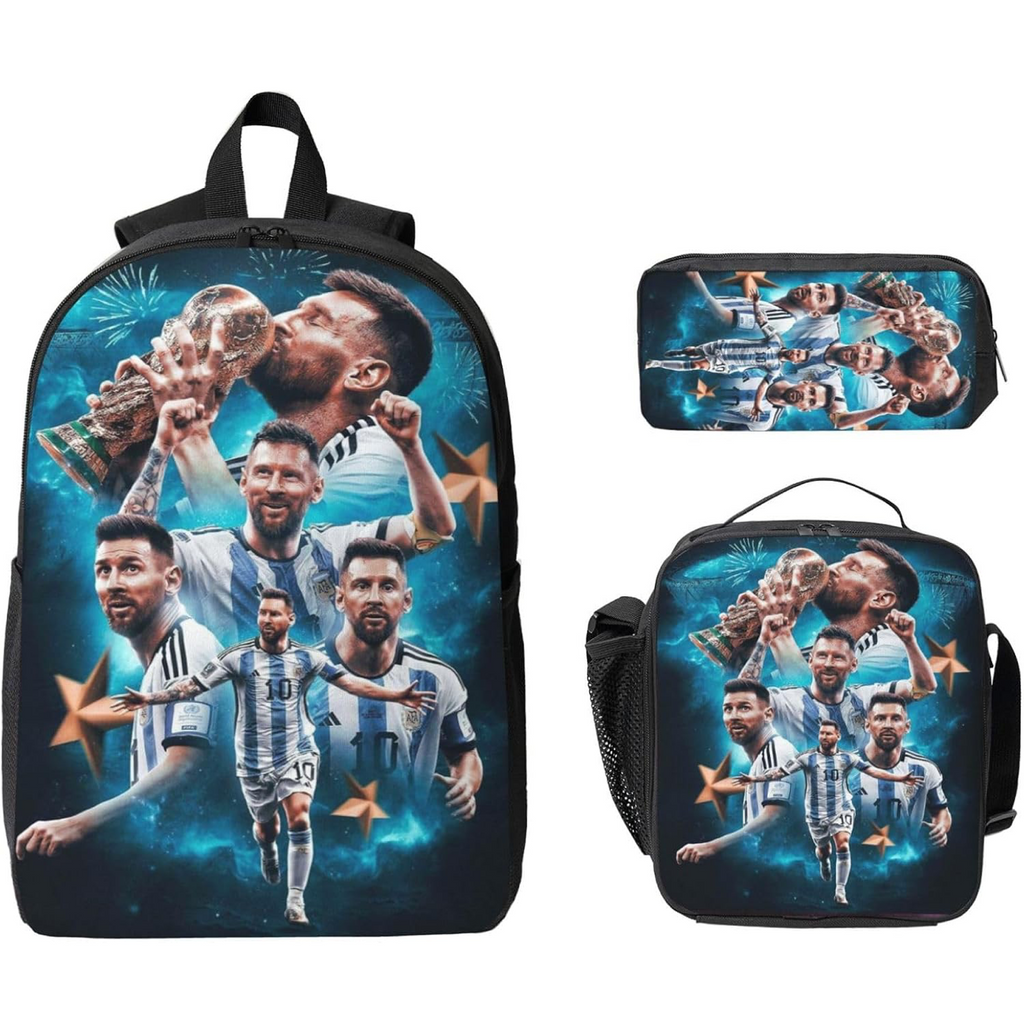 Set de Mochilas Personalizadas Temática Fútbol