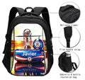 Mochila Escolar Personalizada temática Fútbol