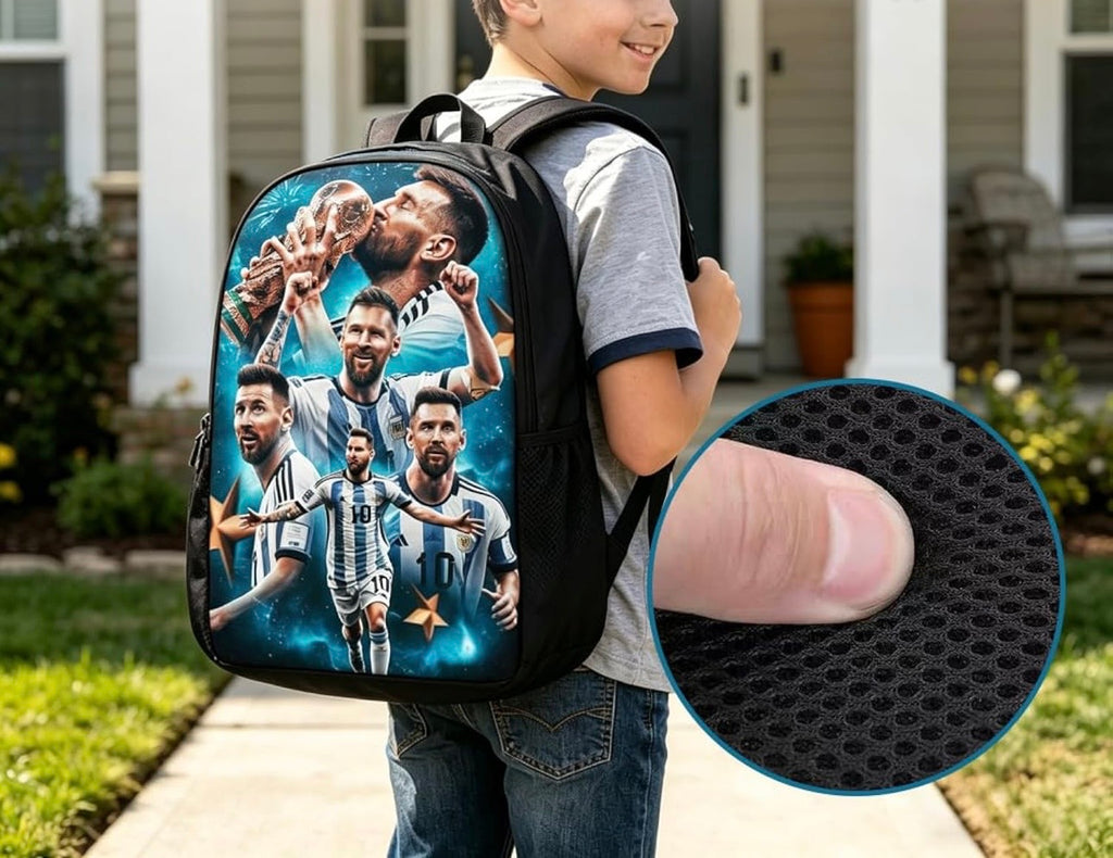 Set de Mochilas Personalizadas Temática Fútbol
