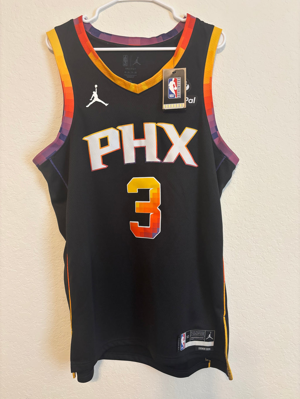 Nike NBA Phoenix Suns Bradley Beal #3 City Edition Swingman Jersey - Authentic Overstock Size XL