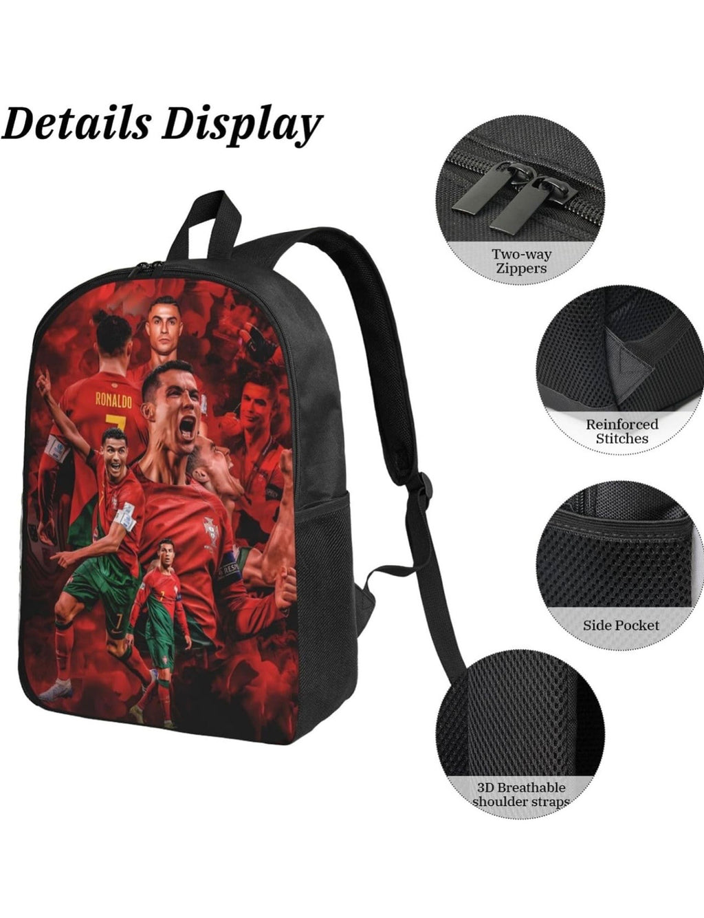 Set de Mochilas Personalizadas temática Fútbol