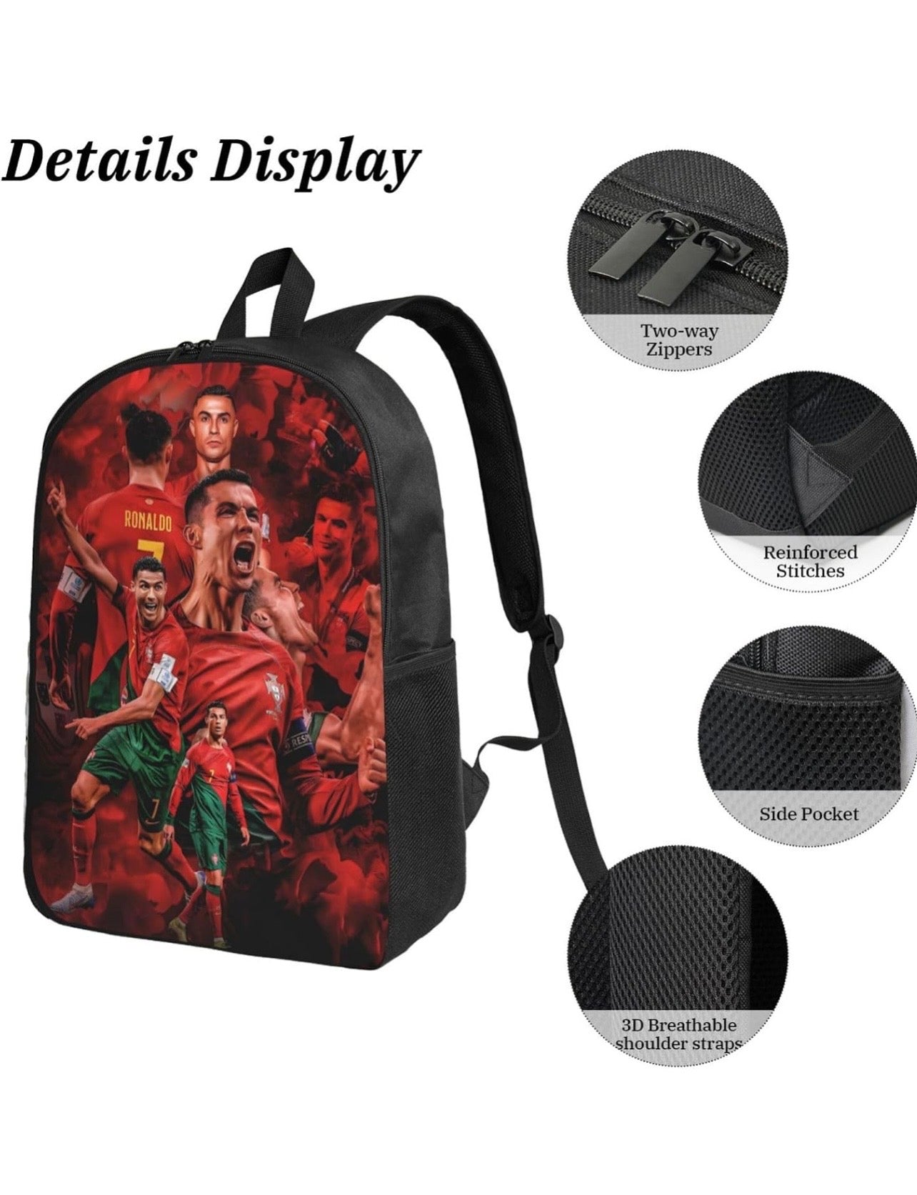 Set de Mochilas Personalizadas temática Fútbol