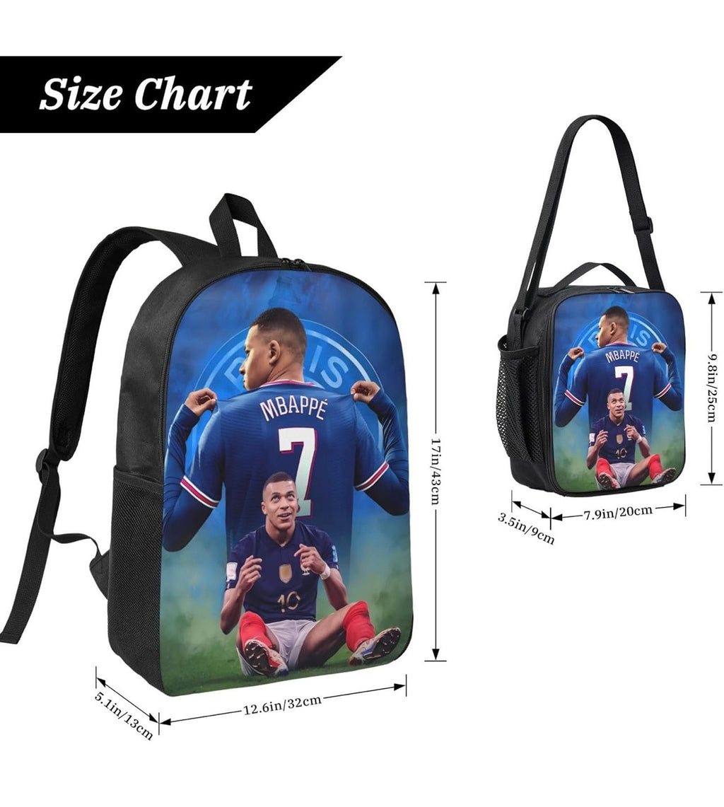Set de Mochilas Personalizadas Temática Fútbol