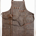 Custom Leather Apron – Personalized Work Apron for BBQ, Carpentry & Gifts