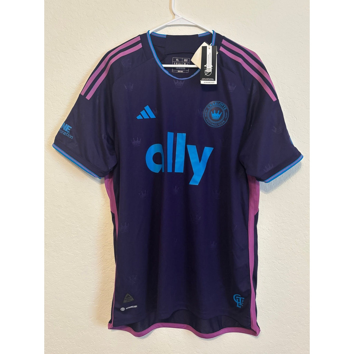 Charlotte FC Away Jersey 2023/24 Adidas NWT (M-XXL) 👑